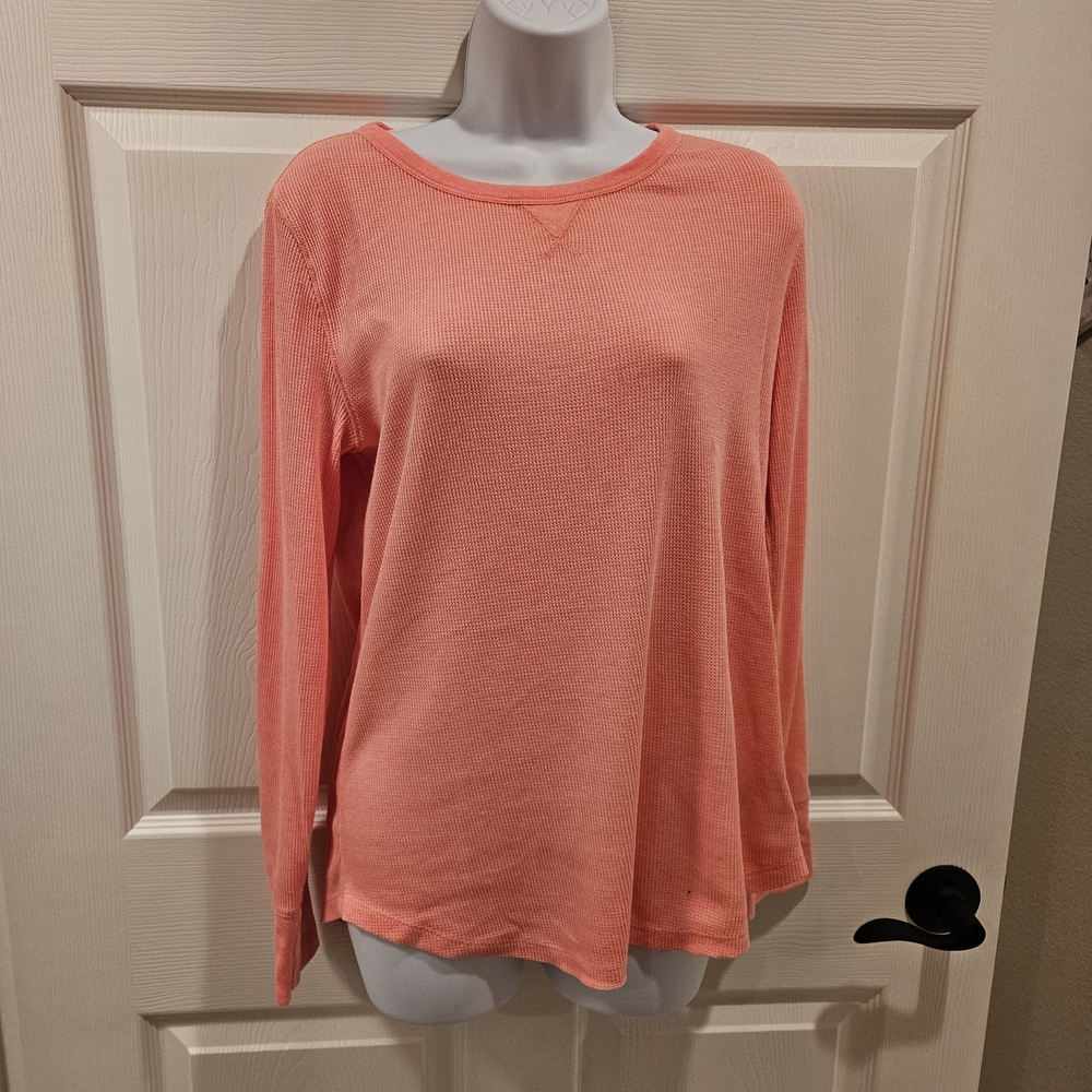 Women's Coral Long Sleeve Top